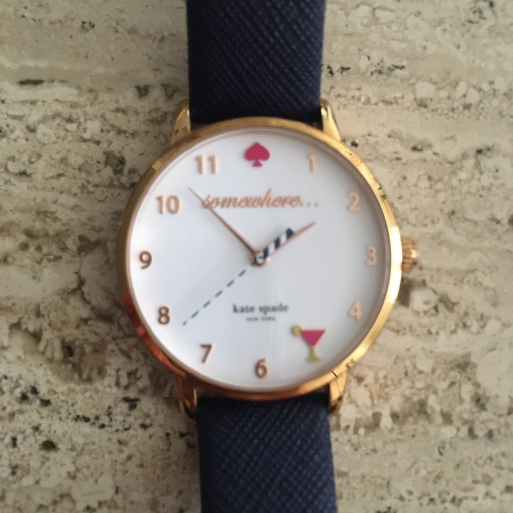 Kate Spade “somewhere” blue watch